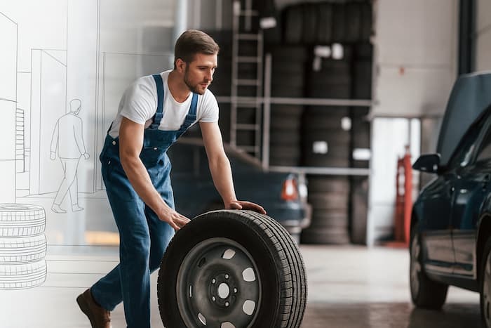 Stanowisko wulkanizacyjne i serwis opon (podmień zdjęcie)