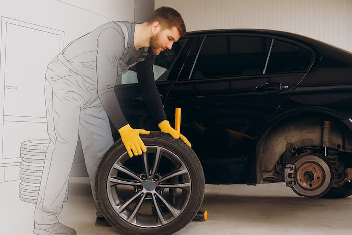 Naprawa przebitej opony (podmień zdjęcie)